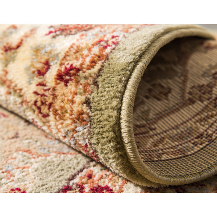 Astoria Grand Niles Performance Light Green Rug & Reviews Wayfair